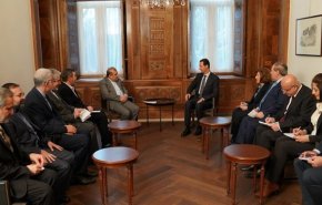 دیدار و گفت‌وگوی «علی اصغر خاجی» با رئیس‌جمهور سوریه/ تاکید بشار اسد بر مبارزه دمشق با تروریسم