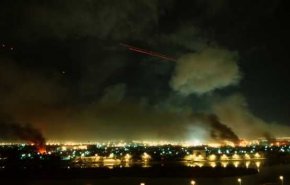 اصابات بسقوط صواريخ قرب مطار بغداد +فيديو
