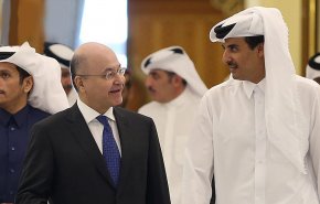 الرئيس العراقي برهم صالح يهاتف أمير قطر