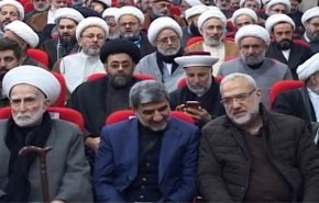 تجمع علماء لبنان يقيم حفلا تأبينيا للشهيدين سليماني والمهندس