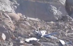 شاهد بالصورة والفيديو... حطام الطائرة السعودية في اليمن

