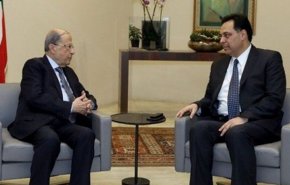 دیاب برای رایزنی درباره تشکیل کابینه به دیدار رئیس‌جمهور لبنان رفت