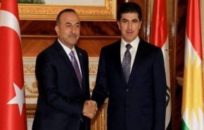 توافق بارزانی و وزیر خارجه ترکیه درباره آرام‌سازی اوضاع منطقه