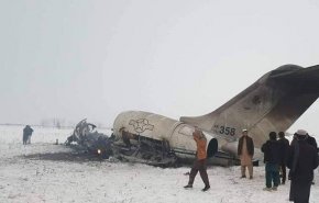  تصاویر جدید از هواپیمای نظامی ساقط شده آمریکا در مناطق تحت کنترل طالبان در افغانستان