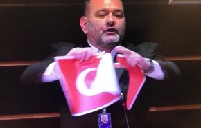 كيف ردت تركيا على تمزيق علمها داخل البرلمان الأوروبي