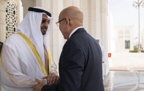 محمد بن زايد يغرد مبتهجا بزيارة الرئيس الموريتاني