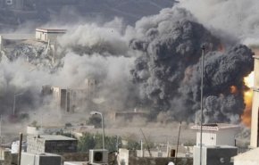 حمله جنگده‌های سعودی به 'نِهم' در شمال شرقی صنعاء