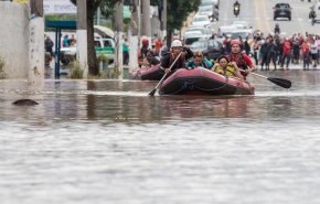 افزایش تلفات سیل و توفان در برزیل به ۵۸ نفر