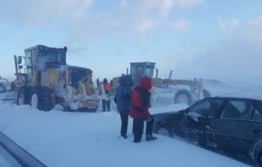 450 قرية محاصرة بالثلوج شمال غرب ايران