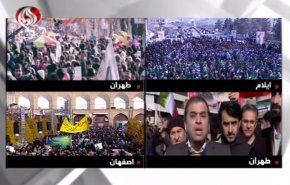شاهد.. الشعب الإيراني يطالب بمحاسبة قتلة الشهيدين سليماني والمهندس