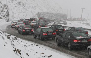 برف و باران جاده‌های مازندران را پرترافیک کرد
