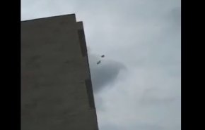 صاروخ فلسطيني يصيب مصنع في مستوطنة سديروت +فيديو