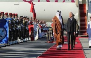 امیر قطر با رئیس جمهور تونس دیدار کرد