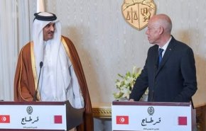 رئیس‌جمهور تونس در کنفرانس مطبوعاتی با امیر قطر: فلسطین، ملک قابل فروش نیست