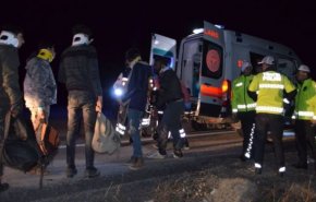 حادث في تركيا يصيب 14 لاجئاً سورياً
