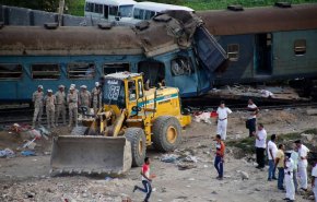برخورد دو قطار در مصر بازهم حادثه آفرید
