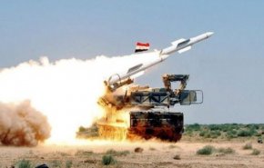 مقابله پدافند هوایی سوریه با جنگنده های صهیونیستی
