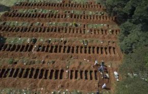  فیلم تکان‌دهنده از بزرگترین قبرستان قربانیان کرونا در شهر سائوپائولوی برزیل