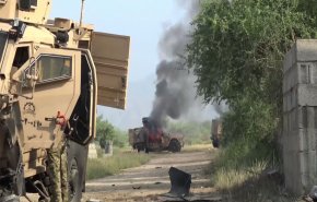 وقوع انفجار در مسیر کاروان نظامیان سعودی در جنوب یمن
