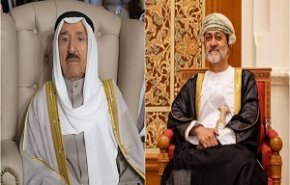 گفت‌وگوی تلفنی امیر کویت و پادشاه عمان
