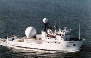 نشنال اینترست: کشتی جاسوسی آمریکا در خلیج فارس بر فعالیت موشکی ایران نظارت می‌کند
