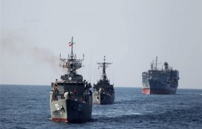 السفن الاميركية في مرمى نيران الحرس الثوري الايراني+فيديو
