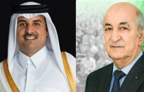 الرئيس الجزائري يتلقى مكالمة هاتفية من أمير قطر