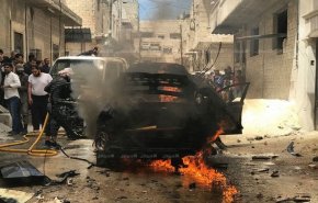 إنفجار سيارة عسكرية تابعة للمسلحين شمال سوريا