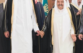 رسالة شفوية من أمير الكويت الى أمير قطر