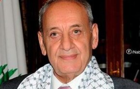 رئیس پارلمان لبنان: مقاومت ادامه داد و طرح‌هایی مانند «معامله قرن» نمی‌تواند حق فلسطین را ضایع کند