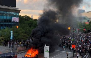 گسترش اعتراضات به خشونت پلیس در آمریکا/ اعلام وضعیت اضطراری در جورجیا