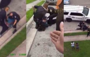 ضرب و شتم یک سیاه پوست به دست پلیس در فلوریدا + فیلم