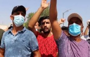 تظاهرات استان های جنوب عراق در اعتراض به وضعیت خدماتی