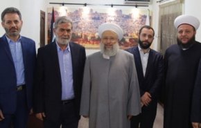 دیدار رئیس اتحادیه جهانی علمای مقاومت با دبیرکل جهاد اسلامی فلسطین
