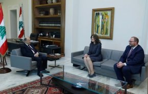 لقاء بين عون و السفيرة الأميركية في بيروت