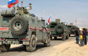 ورود گشتی نظامی روسیه به "الاسدیه" در حومه الحسکه