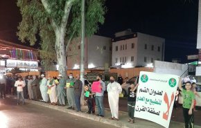  بالصور: سلسلة بشرية في العاصمة عمّان رفضا لخطة الضم 