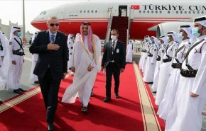 اردوغان وارد قطر شد