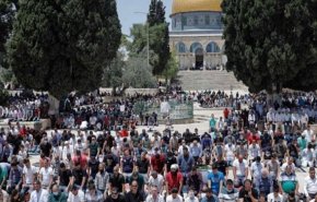 20 هزار نمازگزار فلسطینی در مسجد الاقصی نماز جمعه را اقامه کردند