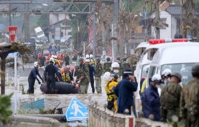 شاهد: فيضانات وانزلاقات تودي بحياة العشرات في اليابان