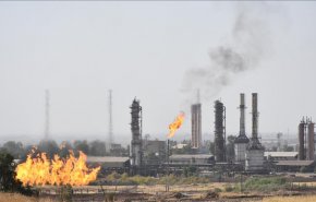 آتش سوزی در میدان نفتی کرکوک 
