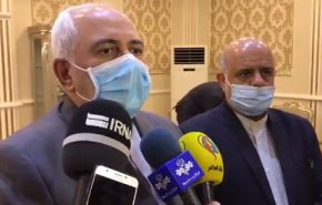 اظهارات ظریف پس از ورود به بغداد/ دیدار با مسئولان سیاسی عراق و رئیس حشد الشعبی