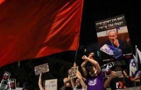 صدها نفر مقابل محل اقامت نتانیاهو تظاهرات کردند
