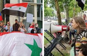 تظاهرة أمام السفارة الأمريكية في بروكسل رفضاً لـ