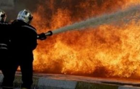 شاهد.. حريق ضخم في ’هوليوود’ والدفاع المدني العراقي يتدخل