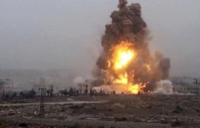  انفجار عنيف في قرية الحريجي بريف دير الزور في سوريا 