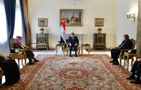 دیدار وزیر خارجه سعودی با رئیس‌جمهور مصر