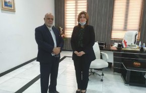 دیدار ایرج مسجدی با وزیر امور مهاجرین عراق