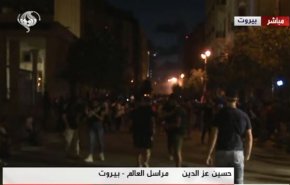 گزارش اختصاصی العالم از ادامه درگیری ها در بیروت/ تلاش اغتشاشگران برای ورود به پارلمان