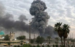 سقوط صاروخ كاتيوشا قرب المنطقة الخضراء في بغداد + فيديو
